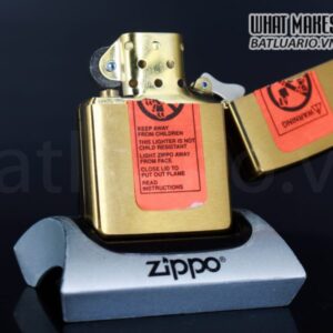 ZIPPO LA MÃ 2000 – EGYPTIAN KING – BRUSHED BRASS 8
