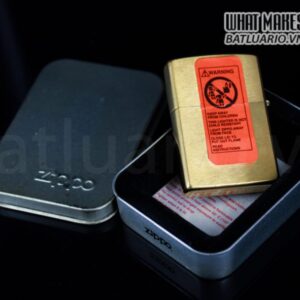 ZIPPO LA MÃ 2000 – EGYPTIAN QUEEN & FLOWERS – BRUSHED BRASS 6