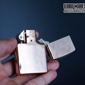 ZIPPO LA MÃ 2000 – MẠ VÀNG HỒNG – ROSE GOLD 5