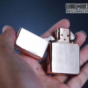 ZIPPO LA MÃ 2000 – MẠ VÀNG HỒNG – ROSE GOLD 6
