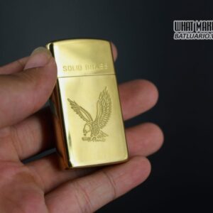 ZIPPO SLIM LA MÃ 1999 – EAGLE – ĐỒNG NGUYÊN KHỐI 2