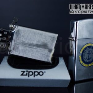 ZIPPO SLIM XƯA 1964 – COMMANDER IN CHIEF – UNITED STATES PACIFIC FLEET 2