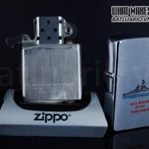 ZIPPO XƯA 1957 – USS BIGELOW DD 942 PLANK OWNER 4