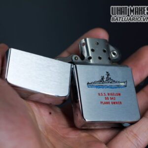 ZIPPO XƯA 1957 – USS BIGELOW DD 942 PLANK OWNER 6