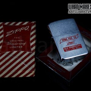 ZIPPO XƯA 1960 – IOWA PKG CO. 1