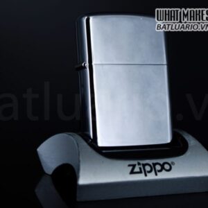 ZIPPO XƯA 1972 – PLAIN HIGH POLISHED – TRƠN 2 MẶT