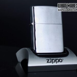 ZIPPO XƯA 1973 – PLAIN HIGH POLISHED – TRƠN 2 MẶT