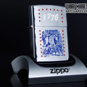 ZIPPO XƯA 1975 – 1776 BICENTENNIAL – KỶ NIỆM 200 NĂM HOA KỲ