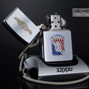 ZIPPO XƯA 1980 – LOSSPROOF – USS LAFAYETTE SSBN 616 1