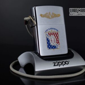 ZIPPO XƯA 1980 – LOSSPROOF – USS LAFAYETTE SSBN 616
