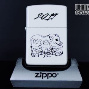 ZIPPO TRANH DÂN GIAN LỢN NÁI DUMOUTIER 2019