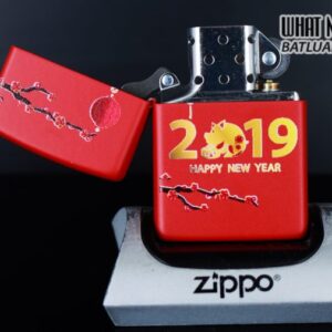 Alternative view of ZIPPO HAPPY NEW YEAR HOA ĐÀO 2019