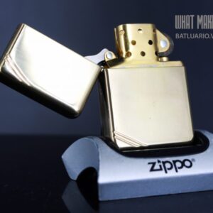 ZIPPO LA MÃ 1995 – VINTAGE REPLICA 1937 – HIGH POLISHED BRASS - Ảnh 6