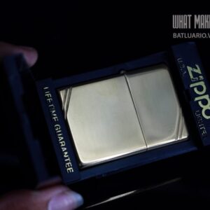 ZIPPO LA MÃ 1996 – VINTAGE REPLICA 1937 – HIGH POLISHED BRASS - Ảnh 2