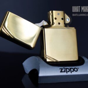 ZIPPO LA MÃ 1996 – VINTAGE REPLICA 1937 – HIGH POLISHED BRASS - Ảnh 5
