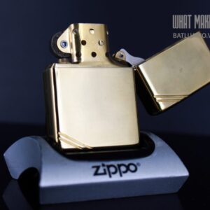 ZIPPO LA MÃ 1996 – VINTAGE REPLICA 1937 – HIGH POLISHED BRASS - Ảnh 4
