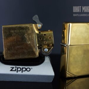 ZIPPO LA MÃ 1996 – VINTAGE REPLICA 1937 – HIGH POLISHED BRASS - Ảnh 12