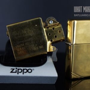 ZIPPO LA MÃ 1996 – VINTAGE REPLICA 1937 – HIGH POLISHED BRASS - Ảnh 11