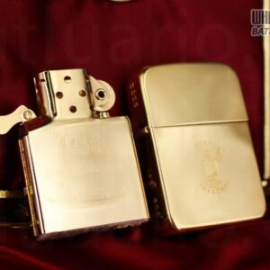 HIẾM -SIÊU PHẨM – ZIPPO SOLID GOLD 18K – ZIPPO GGB 1941 – LIMITED 24/300 12