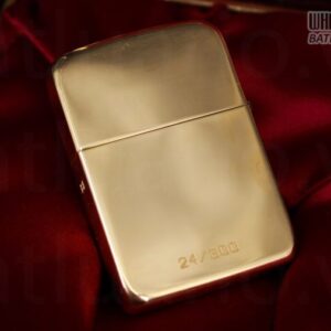 HIẾM -SIÊU PHẨM – ZIPPO SOLID GOLD 18K – ZIPPO GGB 1941 – LIMITED 24/300 19