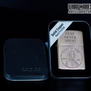ZIPPO 2003 – CENT NEVER SPENT – SOLID COPPER 1