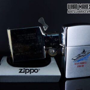 ZIPPO LA MÃ 1989 - USS NIMITZ CVN-68 2