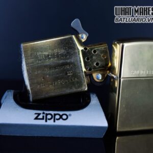 ZIPPO LA MÃ 1993 – ĐỒNG NGUYÊN KHỐI – TRƠN 2 MẶT 2