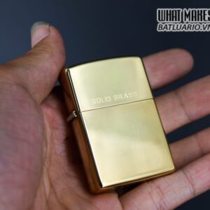 ZIPPO LA MÃ 1993 – ĐỒNG NGUYÊN KHỐI – TRƠN 2 MẶT 8
