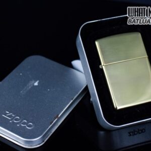ZIPPO LA MÃ 1996 – ĐỒNG NGUYÊN KHỐI – HIGH POLISHED BRASS 1