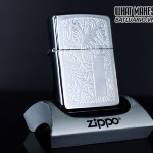 ZIPPO LA MÃ 1996 – HOA VĂN Ý – VENETIAN