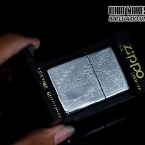 ZIPPO LA MÃ 1996 – VENETIAN – HOA VĂN Ý 3