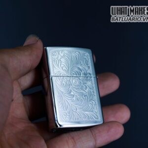 ZIPPO LA MÃ 1996 – VENETIAN – HOA VĂN Ý 4