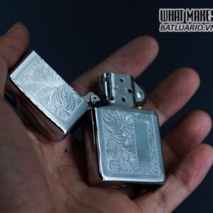 ZIPPO LA MÃ 1996 – VENETIAN – HOA VĂN Ý 5