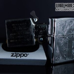 ZIPPO LA MÃ 1996 – VENETIAN – HOA VĂN Ý 6