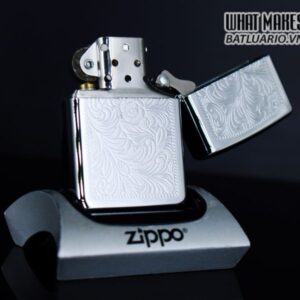 ZIPPO LA MÃ 1996 – VENETIAN – HOA VĂN Ý 8