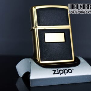 ZIPPO LA MÃ 1997 – GOLD PLATE – ZIPPO ULTRALITE BLACK