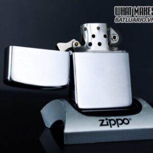 ZIPPO XƯA 1950 – 1951 – BRUSHED CHROME – PLAIN – TRƠN 2 MẶT 7