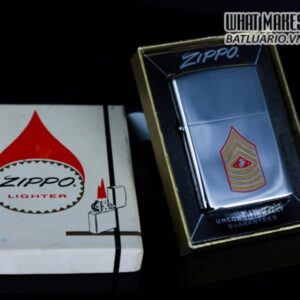 ZIPPO XƯA 1972 – SERGEANT MAJOR OF THE MARINE CORPS – CLINTON A.PUCKETT 1
