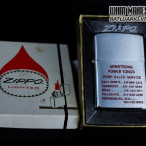 ZIPPO XƯA 1979 – ARMSTRONG POWER TONGS 1