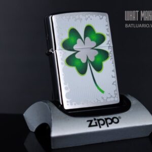 ZIPPO 200 CLOVER AND GOLD