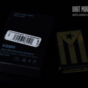 ZIPPO 218 PUERTO RICO FLAG ENGRAVING 1