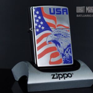 ZIPPO 250 EAGLE FLAG USA