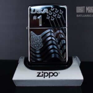 ZIPPO 250 FLAG JETS USA 2