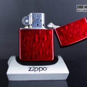Zippo 29824 – Zippo Iced Zippo Flame Design Candy Apple Red 8