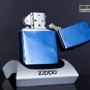 Zippo 29827 – Zippo Tree Rings Design High Polish Blue 5