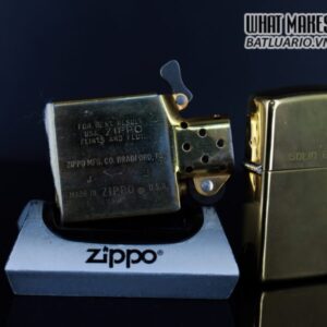 ZIPPO CHU NIÊN 1932-1990 – ĐỒNG NGUYÊN KHỐI – HIGH POLISHED BRASS 1