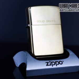 ZIPPO CHU NIÊN 1932-1990 – ĐỒNG NGUYÊN KHỐI – HIGH POLISHED BRASS