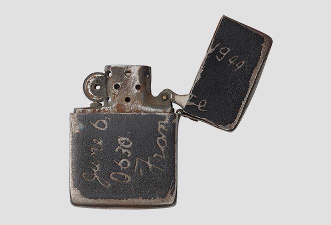 zippo sụp hầm