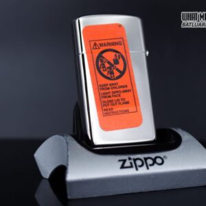 Alternative view of ZIPPO SLIM - LA MÃ 1993 - SILVER PLATE