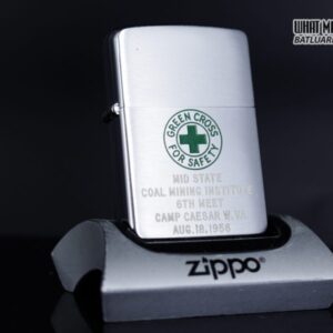 ZIPPO XƯA 1956 – GREEN CROSS FOR SAFETY